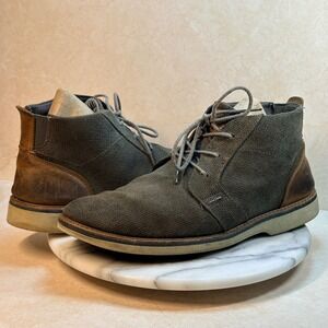 Nunn Bush Men's Barklay Chukka Boots Dark Green Suede Leather Lace Up Size 11M